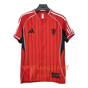 Maglia Calcio Manchester United Special Edition Rosso/Nero 2025/2026
