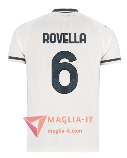 Maglia Calcio NICOLÒ ROVELLA 6 LAZIO 2025/26 Seconda