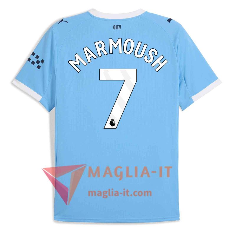 Maglia Calcio OMAR MARMOUSH 7 Manchester City 2025/26 Prima