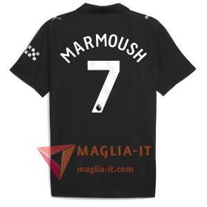Maglia Calcio OMAR MARMOUSH 7 Manchester City 2025/26 Seconda