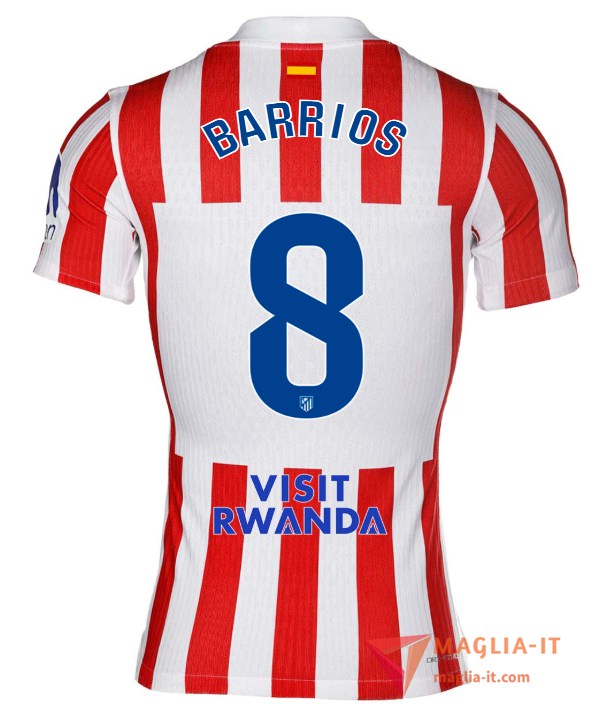 Maglia Calcio PABLO BARRIOS 8 Atletico Madrid 2025/26 Prima