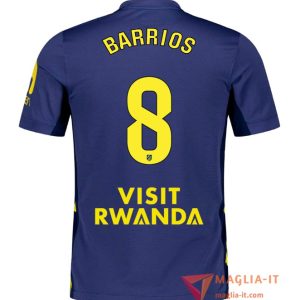 Maglia Calcio PABLO BARRIOS 8 Atletico Madrid 2025/26 Seconda