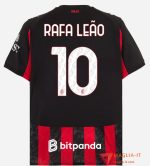 Maglia Calcio RAFA LEÃO 10 AC Milan 2025/26 Prima
