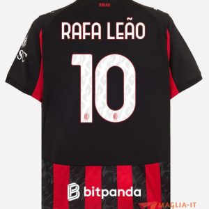 Maglia Calcio RAFA LEÃO 10 AC Milan 2025/26 Prima