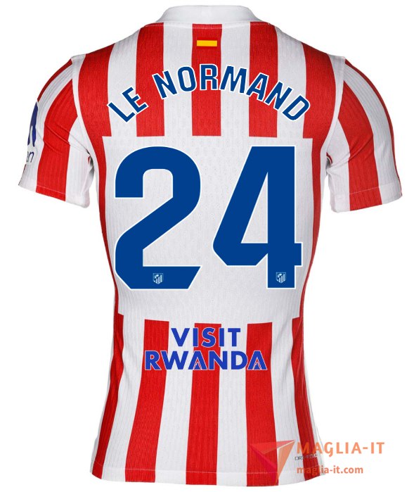 Maglia Calcio ROBIN LE NORMAND 24 Atletico Madrid 2025/26 Prima
