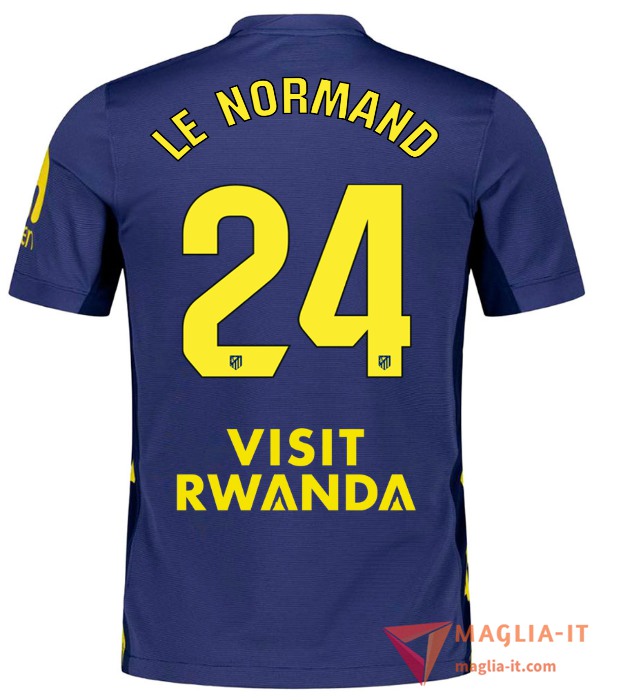 Maglia Calcio ROBIN LE NORMAND 24 Atletico Madrid 2025/26 Seconda