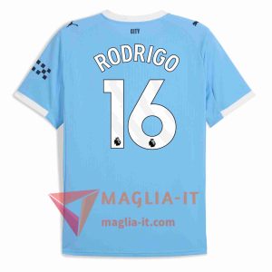 Maglia Calcio RODRIGO 16 Manchester City 2025/26 Prima