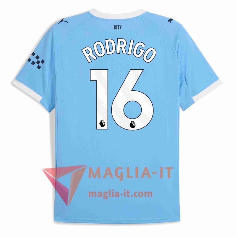 Maglia Calcio RODRIGO 16 Manchester City 2025/26 Prima