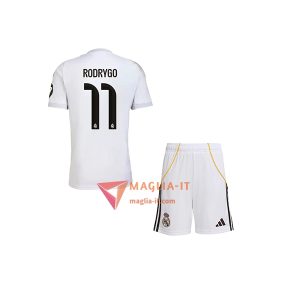 Maglia Calcio RODRYGO 11 Real Madrid Bambino 2025/26 Prima