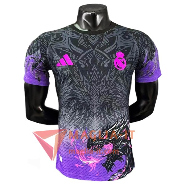 Maglia Calcio Real Madrid Special Edition Nero/viola 2025/2026