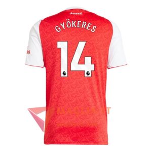 Maglia Calcio VIKTOR GYÖKERES 14 Arsenal 2025/26 Prima