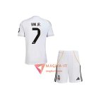 Maglia Calcio VINÍCIUS JÚNIOR 7 Real Madrid Bambino 2025/26 Prima