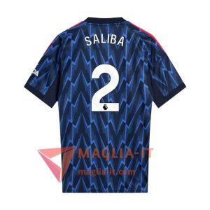 Maglia Calcio WILLIAM SALIBA 2 Arsenal 2025/26 Seconda