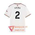 Maglia Calcio WILLIAM SALIBA 2 Arsenal 2025/26 Terza