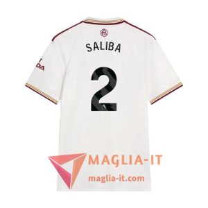 Maglia Calcio WILLIAM SALIBA 2 Arsenal 2025/26 Terza