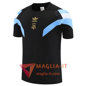 Magliette da Allenamento Argentina Nero/Blu/Bianco 2025/2026