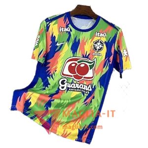 Magliette da Allenamento Brasile Verde/Blu/Giallo/Arancia 2025/2026
