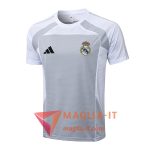 Magliette da Allenamento Real Madrid Grigio/Bianco 2025/2026