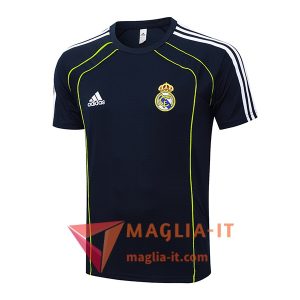 Magliette da Allenamento Real Madrid Nero/Verde Fluo 2025/2026