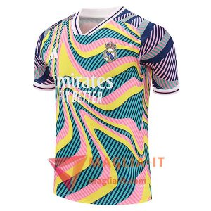 Magliette da Allenamento Real Madrid Verde/Rosa/Giallo 2025/2026