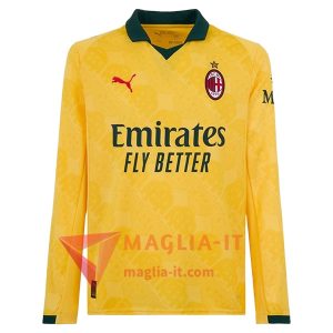 Nuova Maglia Calcio AC Milan Terza Manica Lunga 2025/2026