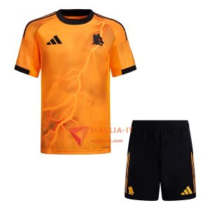 Nuova Maglia Calcio AS Roma Bambini Seconda 2025/2026