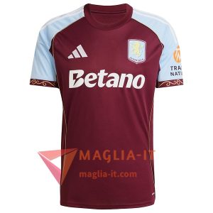 Nuova Maglia Calcio Aston Villa Prima 2025/2026