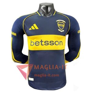 Nuova Maglia Calcio Boca Juniors Prima Manica Lunga 2025/2026