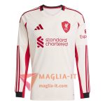 Nuova Maglia Calcio FC Liverpool Seconda Manica Lunga 2025/2026