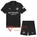 Nuova Maglia Calcio Manchester City Bambini Seconda 2025/2026