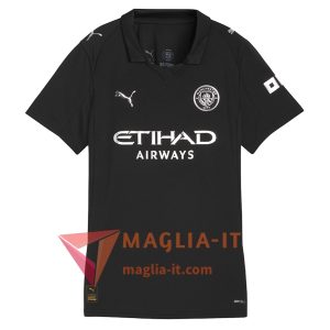 Nuova Maglia Calcio Manchester City Donna Seconda 2025/2026