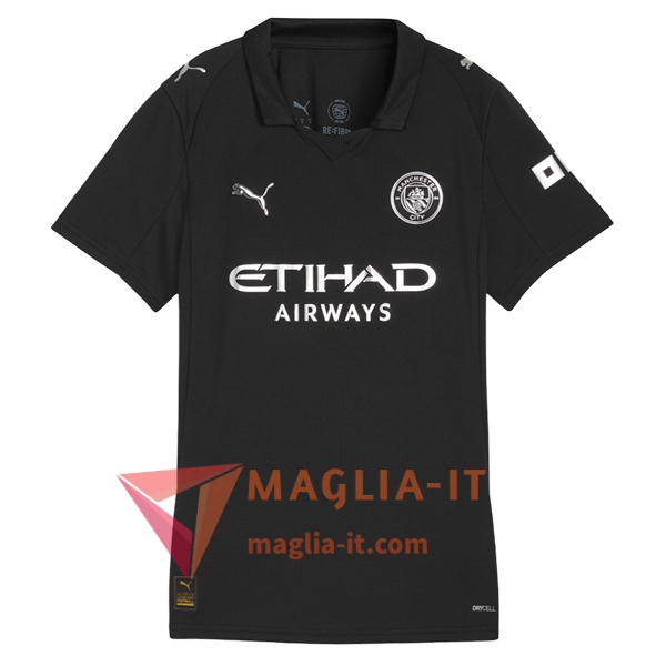 Nuova Maglia Calcio Manchester City Donna Seconda 2025/2026