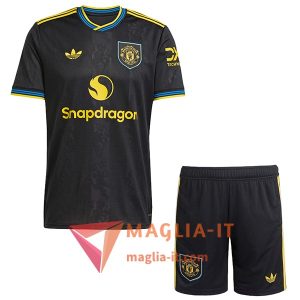 Nuova Maglia Calcio Manchester United Bambino Terza 2025/2026