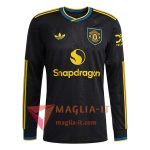 Nuova Maglia Calcio Manchester United Terza Manica Lunga 2025/2026