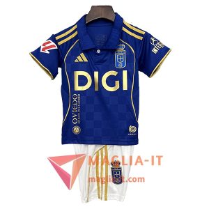 Nuova Maglia Calcio Real Oviedo Bambino Prima 2025/2026