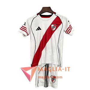 Nuova Maglia Calcio River Plate Bambino Prima 2025/2026