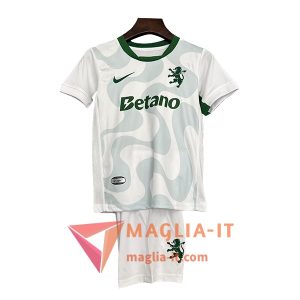 Nuova Maglia Calcio Sporting Bambino Seconda 2025/2026