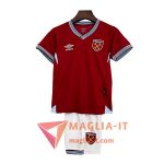Nuova Maglia Calcio West Ham Bambino Prima 2025/2026