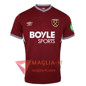 Nuova Maglia Calcio West Ham Prima 2025/2026