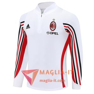 Felpa da Allenamento AC Milan 2025/2026 Bianco/Rosso/Nero