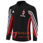 Felpa da Allenamento AC Milan 2025/2026 Nero/Bianco/Rosso