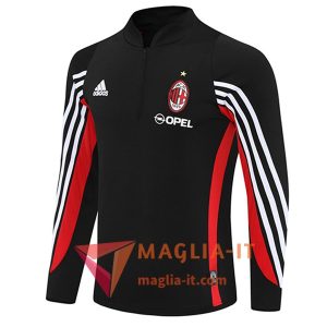 Felpa da Allenamento AC Milan 2025/2026 Nero/Bianco/Rosso