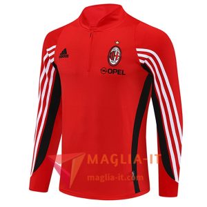 Felpa da Allenamento AC Milan 2025/2026 Rosso/Nero/Bianco