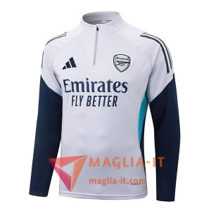 Felpa da Allenamento Arsenal 2025/2026 Grigio/Blu