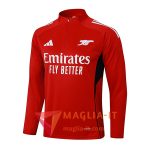 Felpa da Allenamento Arsenal 2025/2026 Rosso/Bianco