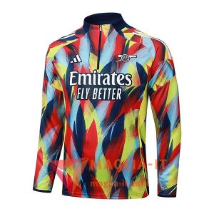 Felpa da Allenamento Arsenal 2025/2026 Rosso/Blu/Giallo