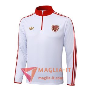 Felpa da Allenamento Bayern Monaco 2025/2026 Bianco/Rosso