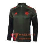 Felpa da Allenamento Bayern Monaco 2025/2026 Verde/Rosso