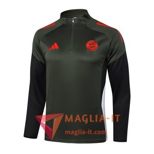 Felpa da Allenamento Bayern Monaco 2025/2026 Verde/Rosso