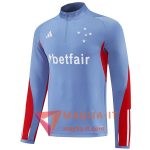 Felpa da Allenamento Cruzeiro 2025/2026 Grigio/Rosso